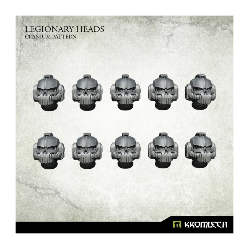 Kromlech KRCB229: Legionary Heads: Cranium Pattern (10)