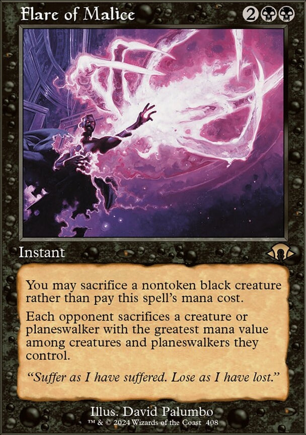Flare of Malice [#0408 Retro Frame] (MH3-R)