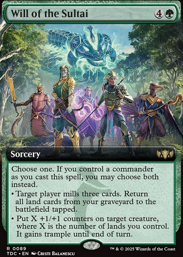 Will of the Sultai [ #0089 Extended Art ] (TDC-R)