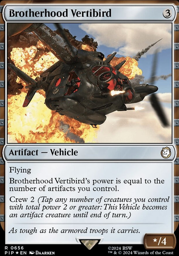 Brotherhood Vertibird [#0656 Surge Foil] (PIP-R)