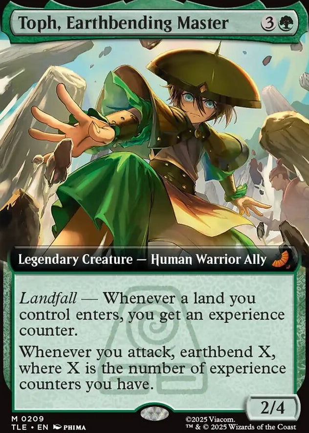 Toph, Earthbending Master [ #0209 Extended Art ] (TLE-M)