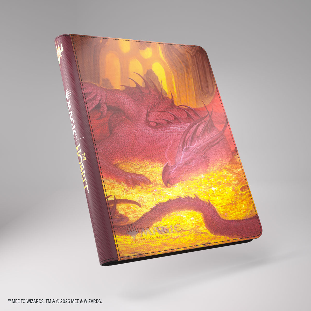 GameGenic: Zip-Up Album 18-Pocket - MTG: The Hobbit - Smaug's Mox Amber