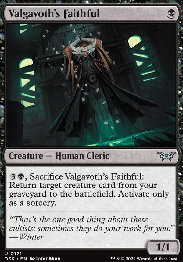 Valgavoth's Faithful [#0121] (DSK-U-FOIL)