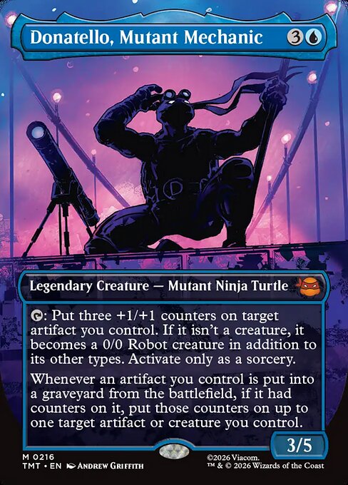 Donatello, Mutant Mechanic [ #0216 Silhouette Borderless ] (TMT-M)