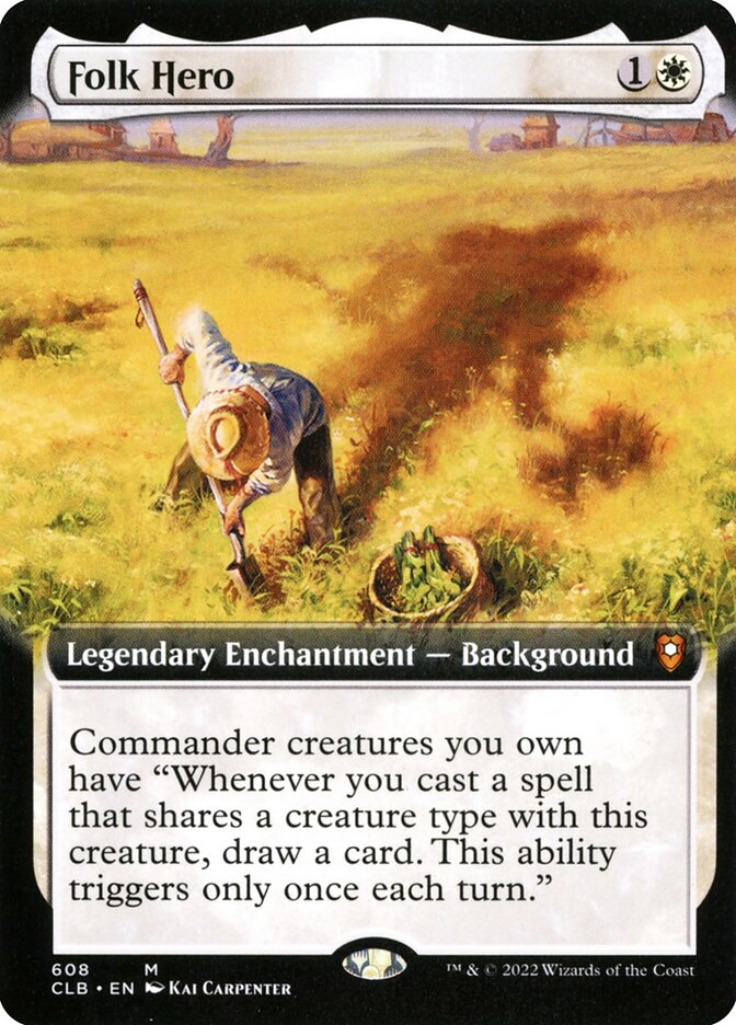 Folk Hero [#608 Extended Art] (CLB-M)