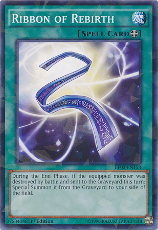 Ribbon of Rebirth (Shatterfoil) (BP03-EN153) Shatterfoil Rare - Near Mint 1st Edition