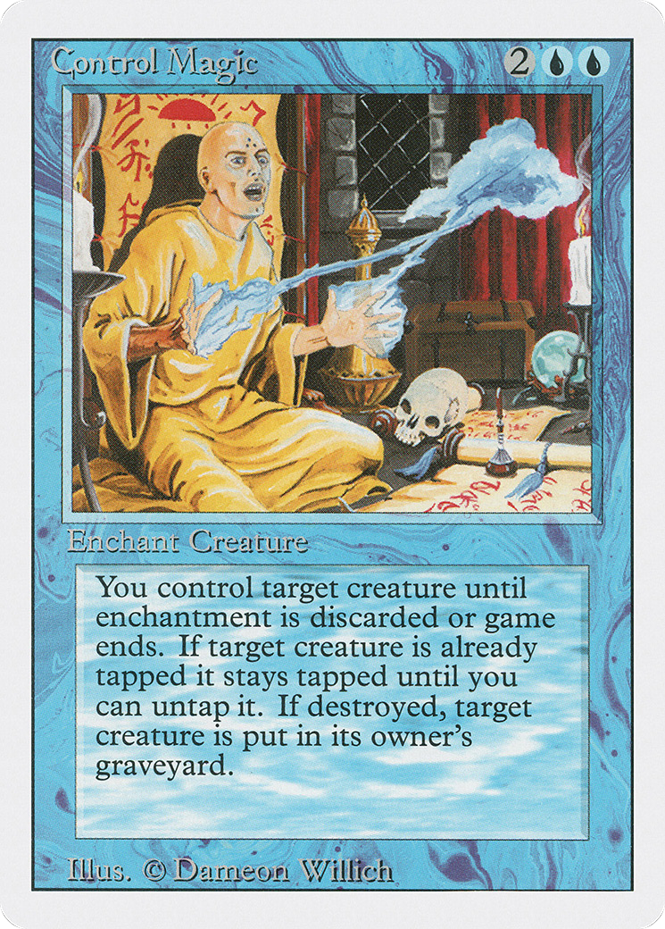 Control Magic (3ED-U) - Moderate Play