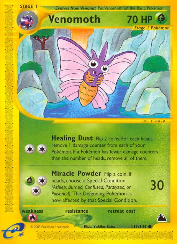 Venomoth - 111/144 (SK) Common - Near Mint