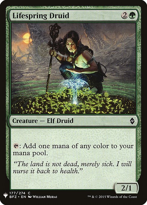 Lifespring Druid [Mystery Booster #1260] (BFZ-C)