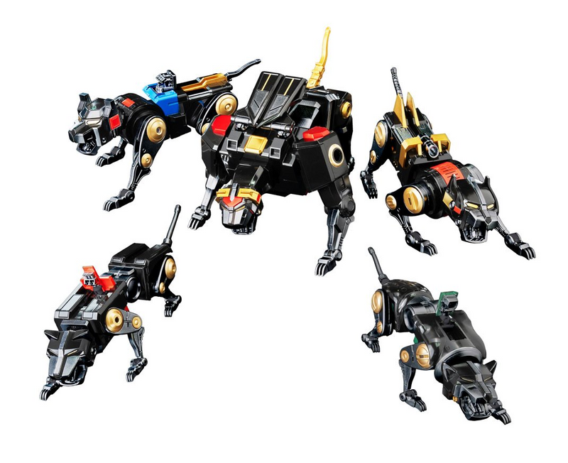 Voltron Black and Gold Edition Robo-DOU Action Figure - Entertainment Earth Exclusive