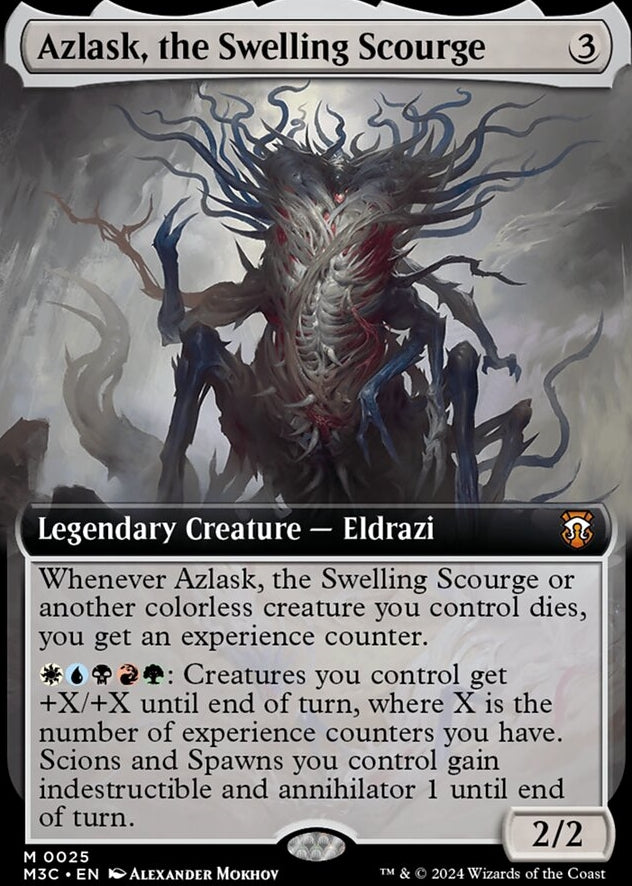 Azlask, the Swelling Scourge [#0025 Extended Art] (M3C-M-FOIL)
