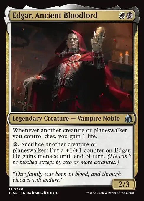 Edgar, Ancient Bloodlord [ #0270 ] (FRA-U)