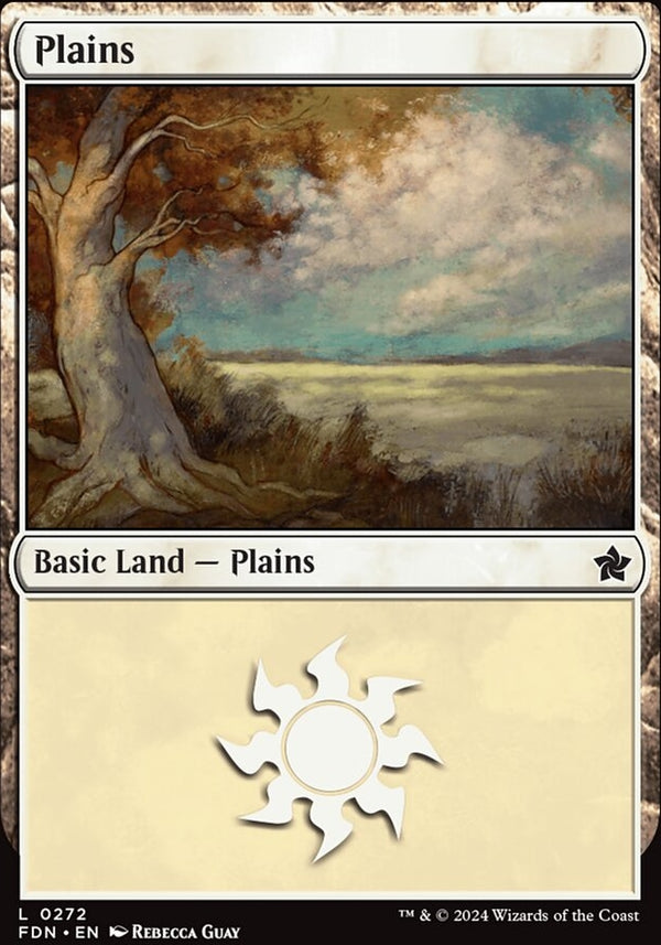 Plains [#0272 Full Art] (FDN-C-FOIL)