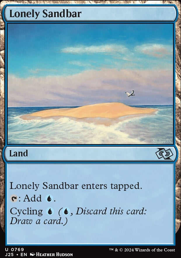 Lonely Sandbar [#0769] (J25-U)