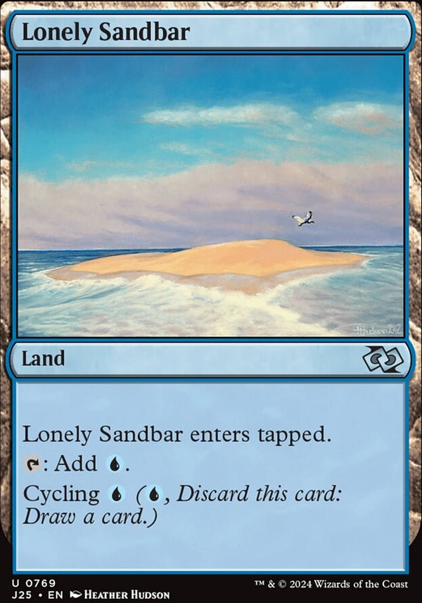 Lonely Sandbar [#0769] (J25-U)