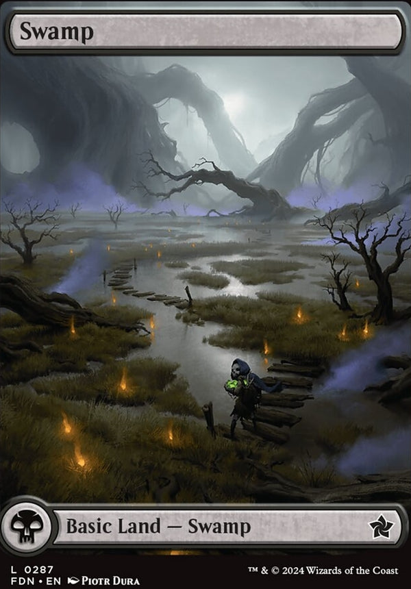 Swamp [#0287 Full Art] (FDN-C)