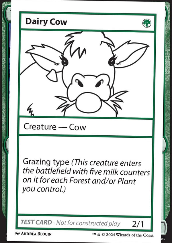 Dairy Cow [#0337 Playtest] (MB2-R)