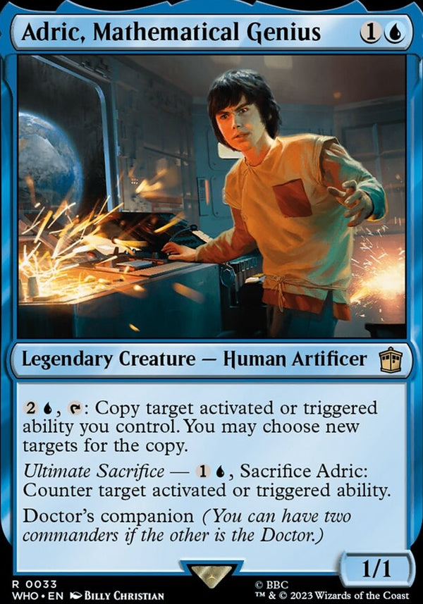 Adric, Mathematical Genius [#0033 New Cards] (WHO-R)