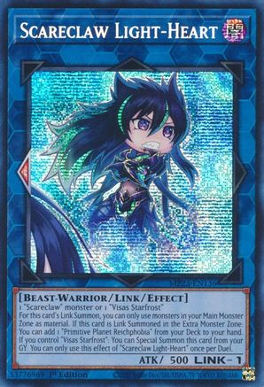 Scareclaw Light-Heart (MP23-EN136) Prismatic Secret Rare - Near Mint 1st Edition