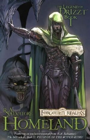 FORGOTTEN REALMS: THE DARK ELF TRILOGY (2005 Series) Book 1: Homeland (USED)
