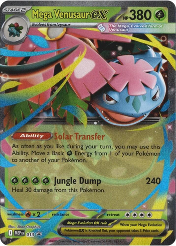 Mega Venusaur ex - 013 (MEG) PROMO Near Mint
