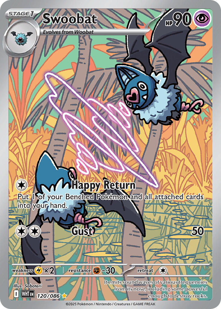 Swoobat - 120/086 (WHT) Illustration Rare