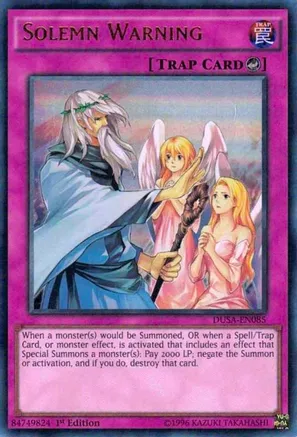 Solemn Warning (DUSA-EN085 )