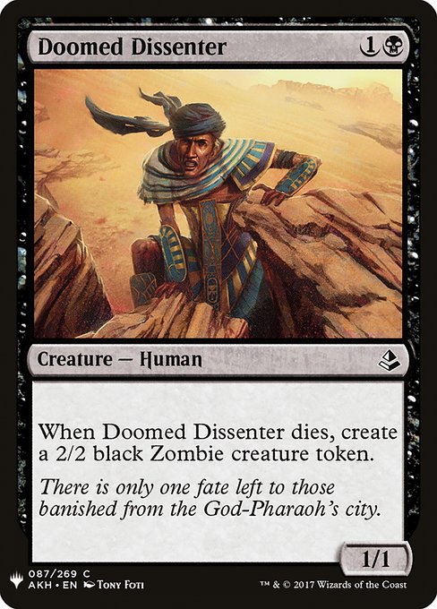 Doomed Dissenter [Mystery Booster #0631] (AKH-C)