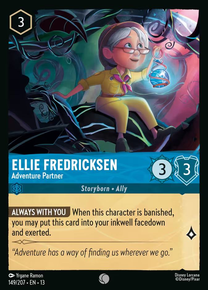 Ellie Fredricksen - Adventure Partner (149/204 - Attack of the Vine!) Common