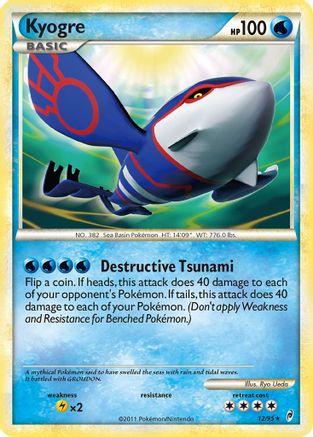 Kyogre (012/095) - Reverse Foil