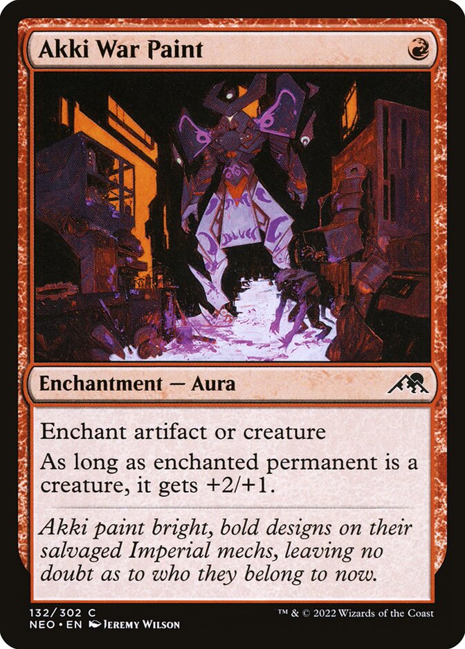 Akki War Paint (NEO-C-FOIL)