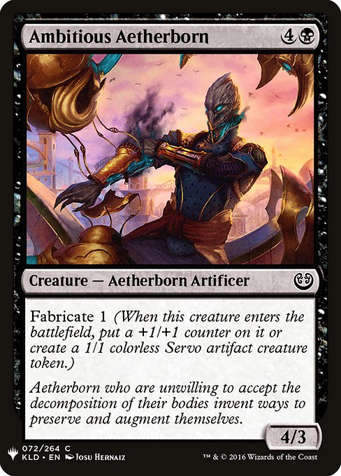 Ambitious Aetherborn [Mystery Booster #0564] (KLD-C)