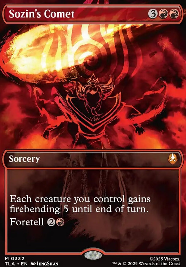 Sozin's Comet [ #0332 Borderless ] (TLA-M)