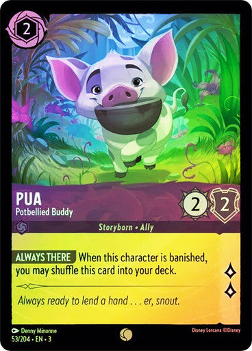 Pua - Potbellied Buddy (Into the Inklands 053/204) Common - Near Mint Cold Foil