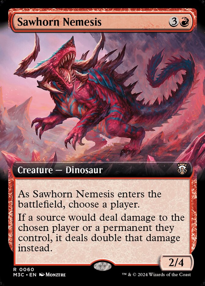 Sawhorn Nemesis [#0060 Extended Art] (M3C-R)