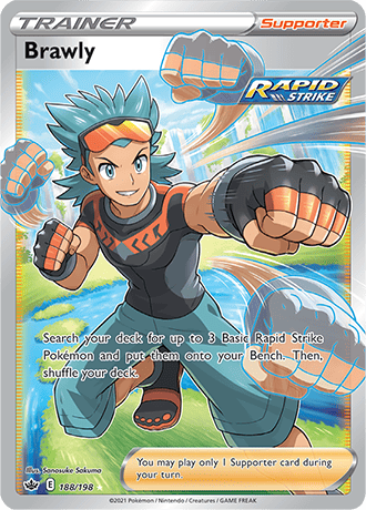 Brawly (Full Art) - 188/198 (SWSH06) Ultra Rare - Near Mint Holofoil