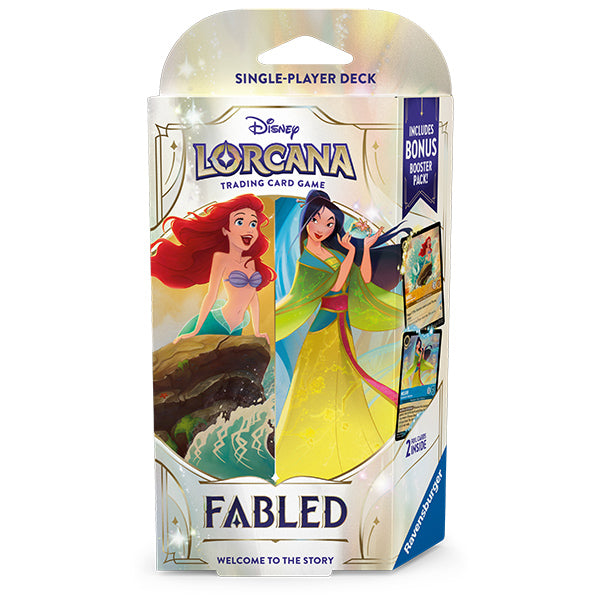 Lorcana TCG: Set 9 Fabled - Starter Deck: Amber & Sapphire