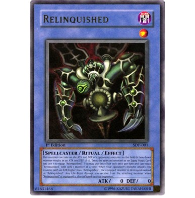 Relinquished (SDP-001) Ultra Rare  - Near Mint 1st Edition