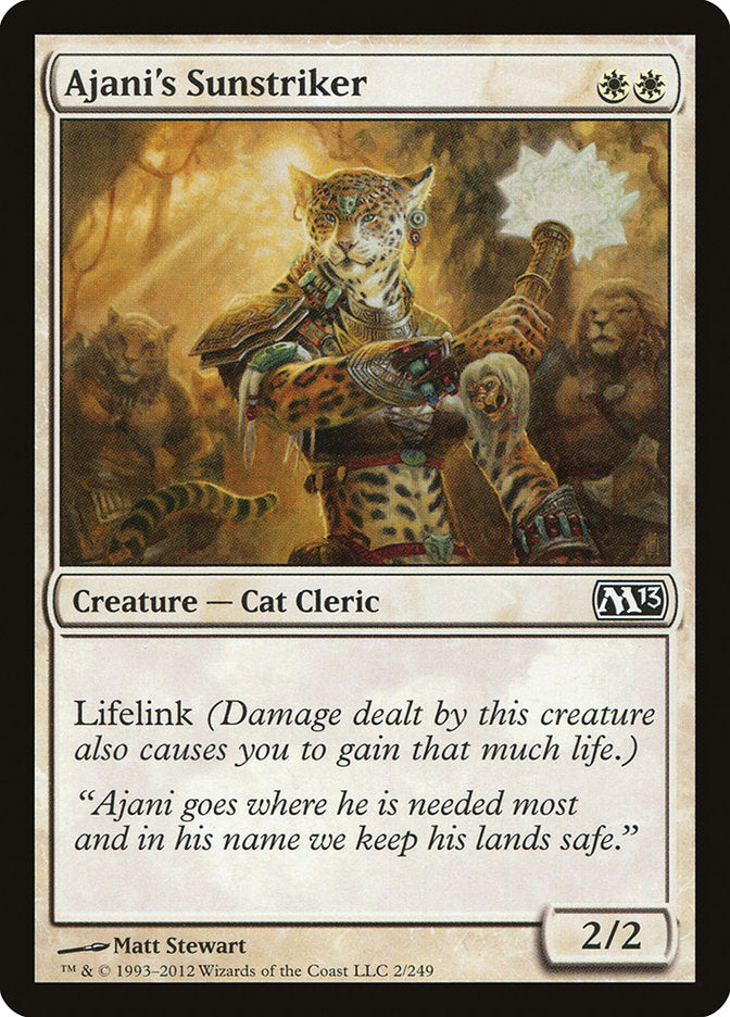 Ajani's Sunstriker (M13-C-FOIL)