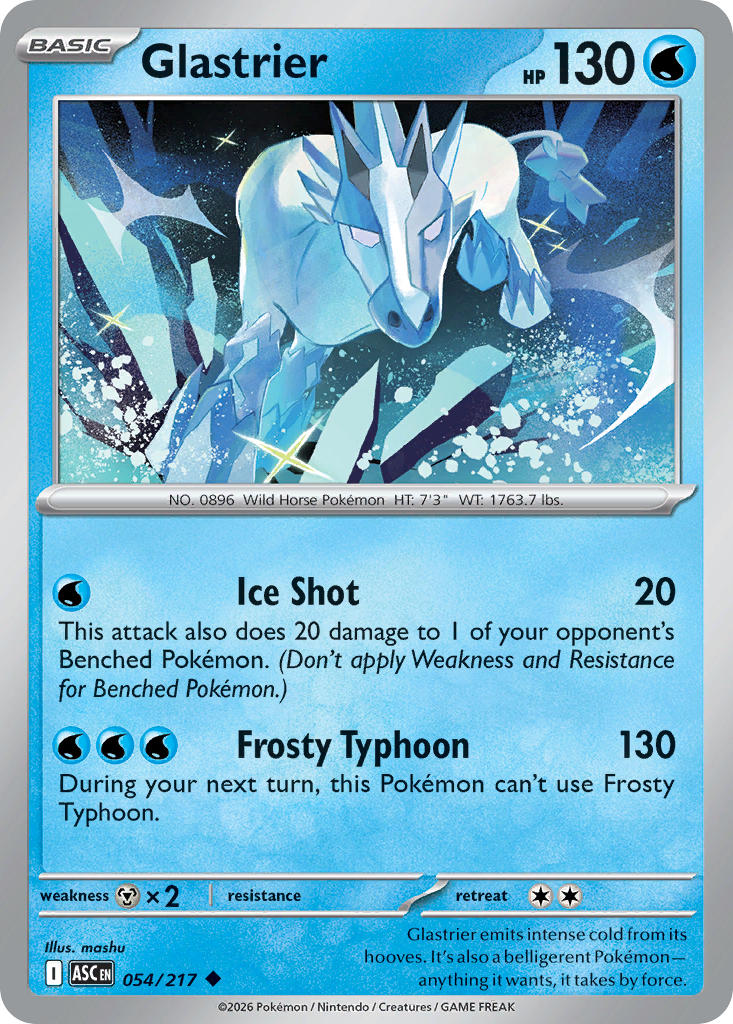 Glastrier - 054/217 (ASC) Uncommon