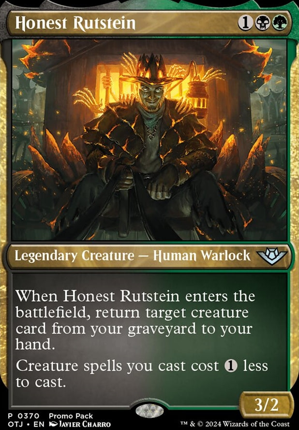 Honest Rutstein [#0370 FNM Style] (OTJ-U-PP-FOIL)