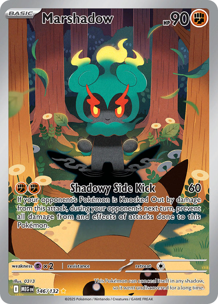 Marshadow - 146/132 (MEG) Illustration Rare