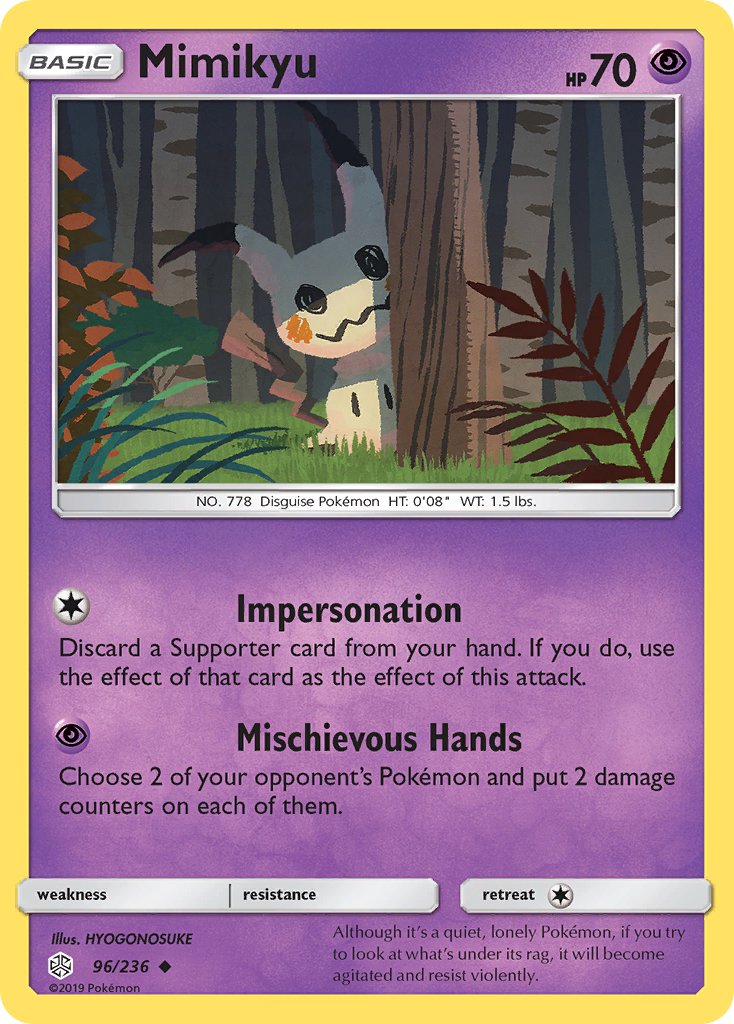 Mimikyu - 096/236 (CEC) Uncommon - Near Mint