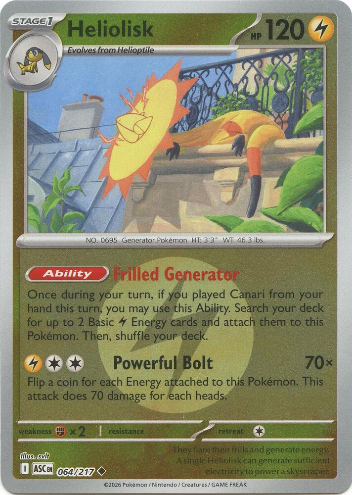 Heliolisk (Energy Symbol Pattern) - 064/217 (ASC) Uncommon
