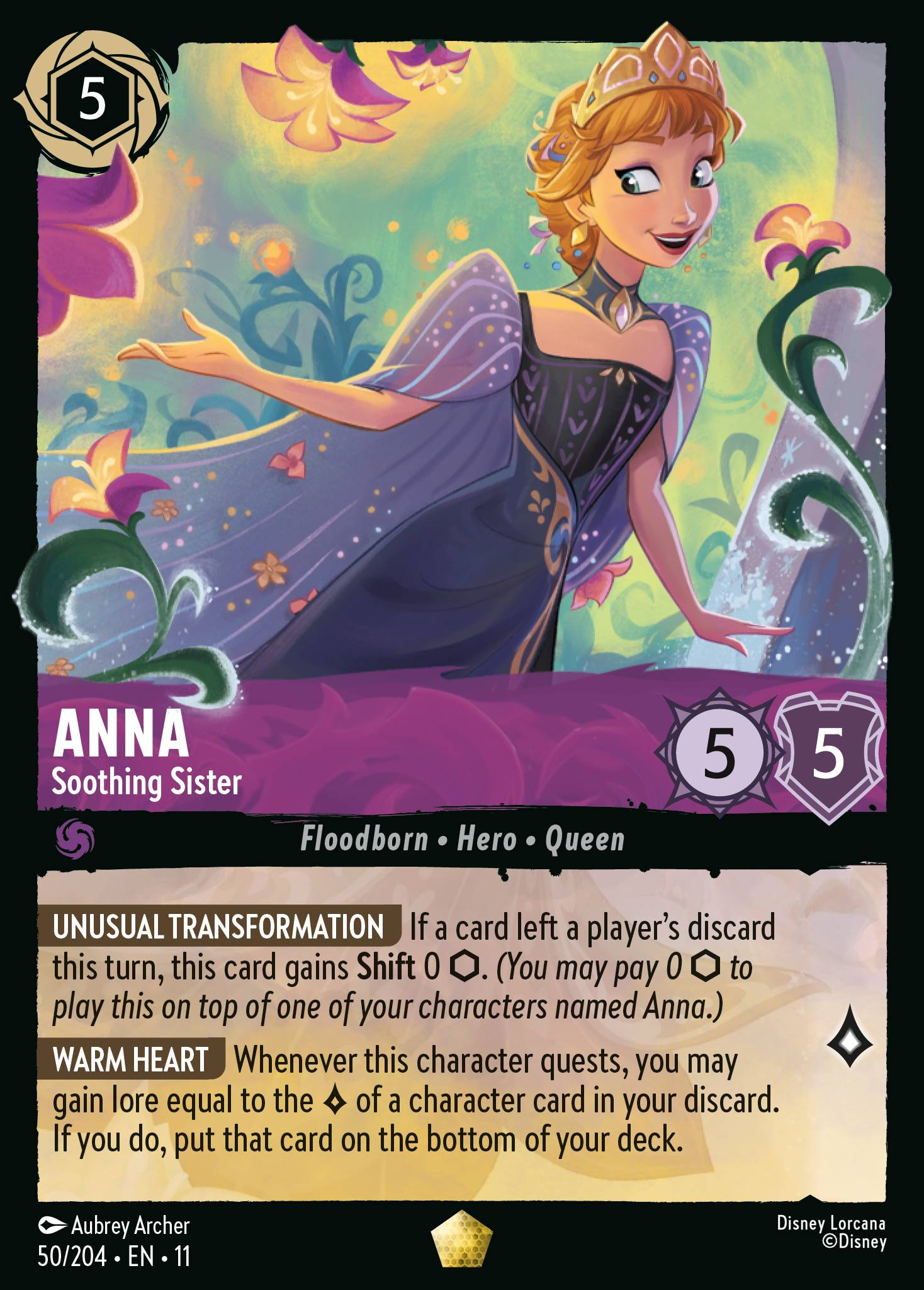 Anna - Soothing Sister (050/204 - Winterspell)  Legendary