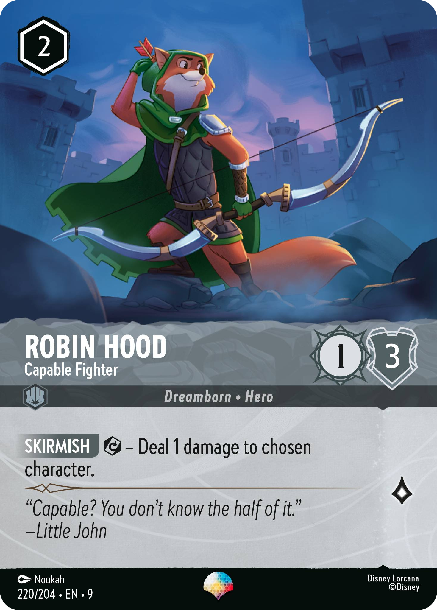 Robin Hood - Capable Fighter (Fabled - 220/204)  Epic