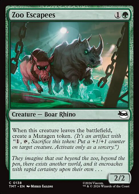 Zoo Escapees [ #0138 ] (TMT-C)
