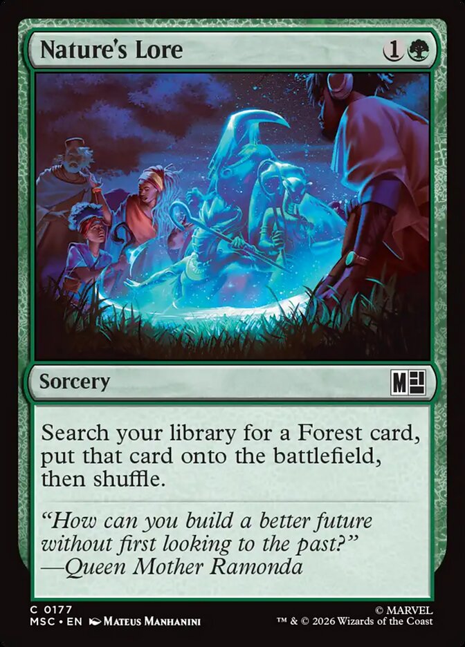 Nature's Lore [ #0177 Surge Foil ] (MSC-C)