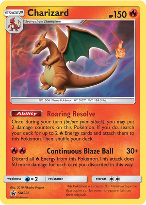 Charizard - SM226 (SM:PR) Promo - Light Play Holofoil