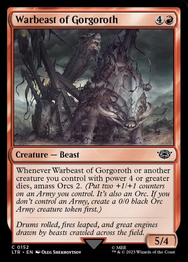 Warbeast of Gorgoroth [#0152] (LTR-C)